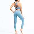 Fitness Women Leggings Set workout running sport wear cotton two piece set for women two piece sets trendy